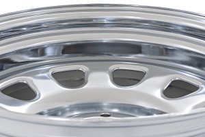 Steel Wheel - Rough Country - 16x8 | 5x4.5 | 3.30 Bore | -6 - Chrome